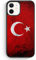 MUNIQASE Türkei Splash Flagge Türkiye Turkey - Silikon Hülle für iPhone 12 - Motiv Design Türkisch - Cover Handyhülle Schutzhülle Case Schale
