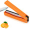 Afilador de Cuchillos de Bolsillo, Afilador de Cuchillos Plegable de Piedra Naranja Afilador de Cuchillos de Mano Piedra Afiladora de Diamante Afilador de Cuchillos Portátil para Cocina al Aire Libre