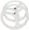 TYXTYX Bicycle Bike Wheel, 700C Fixed Gear Wheels, 26 MTB Bike Mag Wheel Set 3 Spoke Rim Single Speed Front Rear Fixie Bicycle Wheels Track Wheel Clincher Type Bike Wheel,(Front & Rear) White