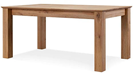moebel-eins Maddy Esstisch/Ausziehtisch, Material Massivholz, Wildeiche geölt, 160/230 x 90 cm
