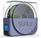 SUNLU Officiel Séchoir à Filament avec Ventilateur de Circulation, Boîte de Stockage Séchage pour Filament d'Imprimante 3D 1.75 2.85 3.00mm, Élimine l'Humidité des Filaments, S1 Plus Gris Bleu