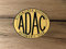 24/7stickers #870 / ADAC Aufkleber 9x7,5cm Auto Club Automobil Oldtimer Plakette Vintage Tuning Frontscheibe Retro