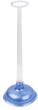 Ruilogod Weicher Kunststoff Saugnapf Abfluss Toilet Plunger Blau