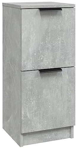 vidaXL Sideboard Kommode Anrichte Schrank Beistellschrank Mehrzweckschrank Standschrank Flurschrank Betongrau 30x30x70cm Holzwerkstoff