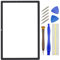 Tablet Repair Broken Glass Screen Replacement for Samsung Galaxy Tab A8 10.5 (2021) SM-X200 with 10.5 Black Including dismantling tools