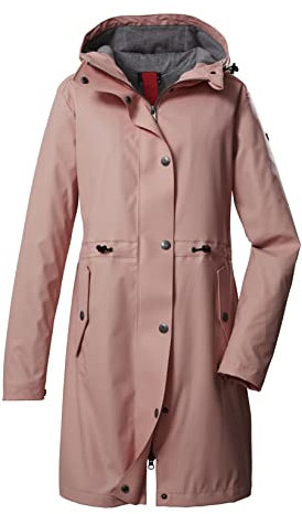 G.I.G.A. DX GS 101 Wmn Prk Parka Antipioggia con Fodera Interna e Cappuccio, Rosa, 46 Donna