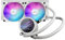 ASUS ROG RYUO III 240 ARGB White Edition All-in-one AIO Liquid CPU Cooler 240 mm Radiatore, Asetek 8th gen Pump Solution, Anime Matrix™ LED Display e ROG AF 12S ARGB Fan.