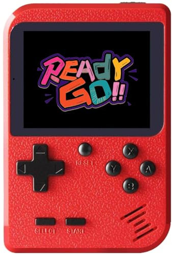 Consola de juegos de mano integrada con 500 juegos retro para niños, mini consola de videojuegos de mano, 2.8 pulgadas, batería recargable, regalo de cumpleaños de Navidad para niños, mini juego de