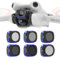 Gruiqrd ND CPL - Set di filtri compatibili con DJI Mini 4 Pro, lenti multiple in vetro ottico HD, confezione da 6 magnetici con telaio in alluminio (CPL ND8 ND16 ND32 ND64 ND128)