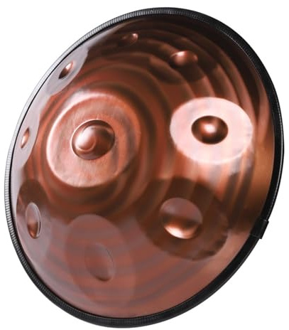 Handpan Drum Steel Hand Pan, Prremium 432Hz Handpan Drum for Adults and Kids 440Hz Steel Hand Pan Drum Set with 9 Notes 10 Notes 12 Notes 22 Inches(432Hz,9Notes)