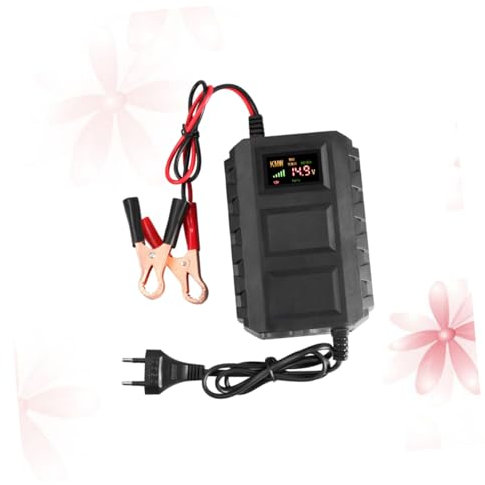 TINEASUR Caricabatteria Acido Caricabatterie Per Autoveicoli Caricabatteria Al 12v Black