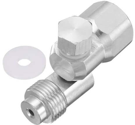 sourcing map Airless Paint Sprayer Swivel Joint 7/8 Inch Thread, 180 Degrees Rotate Sprayer Joint Stainless Steel for Airless Paint Spray Gun,1 PCS
