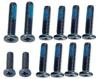 HSSDTECH Lower Bottom Base Cover Case Screws Replacement for Asus TUF Gaming A15 FA507 FX507 FA507RC FA507RF FA507RW FA507NU FA507NUR FA507XI FA507RE/F15 FX507ZC FX507ZE FX507VI Bottom Case Screws