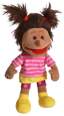 Living Puppets Handpuppe Anita, 35 cm, weich und kompakt, mit Bespielbarem Mund