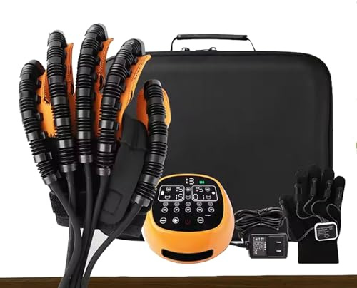 Rehabilitation Roboter Handschuhe, Rehabilitationen Für Fingertrainer, Hand Robot Glove Reha Handschuh Therapie Handschuhe Schlaganfall(Left,X-Large)