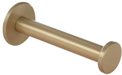 EVI Herrajes | Portarotolo di carta igienica | Autoadesivo o avvitabile | Ottone opaco | Mod. 050PR1DUALLMT