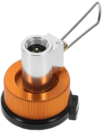 Gogogmee Adaptateur Camping Convertisseur de Réservoir de Gaz Professionnel 1Pc pour Bouteilles à Visser Outils de Camping Remplissage Contrôlé Portable Sécurisé Optimiseur d'Utilisation