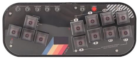 Cryfokt Fighting Box-Tastatur, mit Cherry MX Red Silent Key Switches und übertakteter Abfragerate Unter 1 Ms, Tastatur-Eingabemodi, für PCPS3 SteamDeck MiSTerFPGA Andro