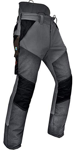 Pfanner Schnittschutzhose Kev-Extrem Klasse 1, Farbe:grau, Größe:L (langgr.)