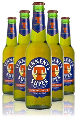 Bière Tennent's Super caisse de 24 bouteilles x 33cl