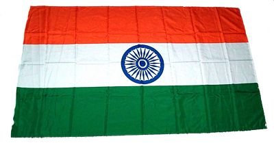 Fahne/Stockflagge Indien 30 x 45 cm Flagge