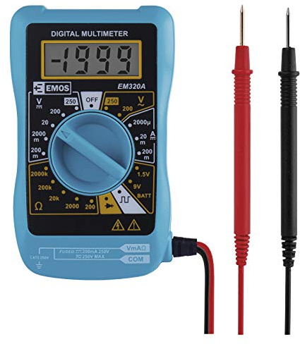 EMOS Digital-Multimeter / Spannungsprüfer, Volttester / Spannungstester AC/ DC