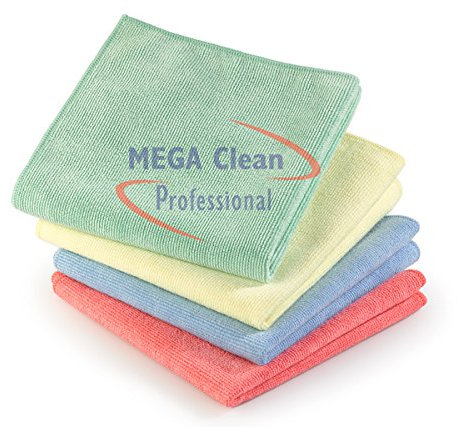 Mikrofaser Hochleistungstuch Platin 40x40cm blau Mega Clean