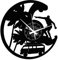 Instant Karma Clocks | Wanduhr Surfer aus Musik-Schallplatte – Geschenkidee für Beach- und Surf-Liebhaber | Geräuschlosem Quarzwerk
