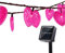 Solar LED Herz Lichterkette,DINOWIN 20ft 30 LED Herz Licht,Wasserdichte lichterkette Dekorative für Garten, Party, Hochzeit, Haus,Fest Deko Beleuchtung,8 Beleuchtungsmodi (Rosa)
