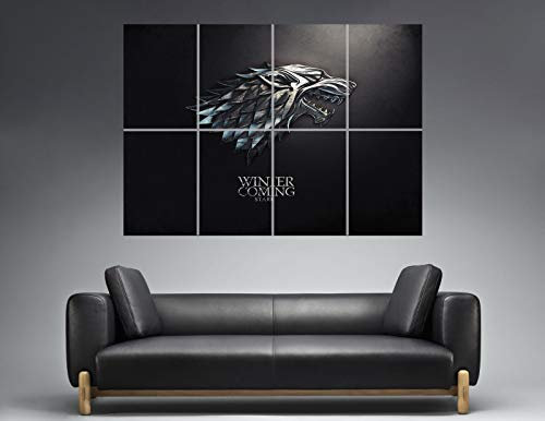 New Game of Thrones Winter is Coming Stark Poster Großformat A0 Large Print