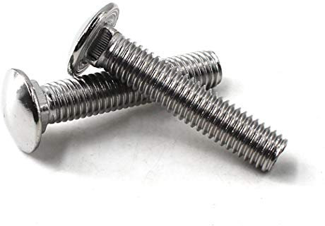 Bulloni quadrati in acciaio inox 304 M10x25 (confezione da 10)