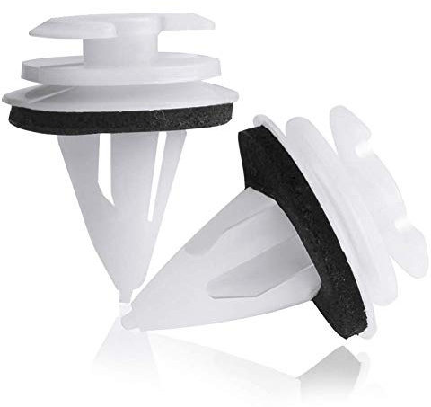Bostar Lot de 50 clips pour panneau de porte scellé avec anneau pour voiture BM-W E36 E38 E39 E46 X5 M3 M5 Z3