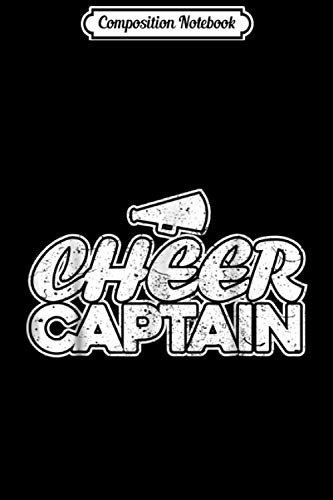 Composition Notebook: Cheer Captain Funny Cheerleading Gift Journal/Notebook Blank Lined Ruled 6x9 100 Pages