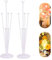 Générique 2pcs 70cm Ensemble de présentoir de Support de Balloon de Table à Manger, bâtons de Blloon Transparents, décoration de Support de Balloon de Bureau pour la célébration de fête…