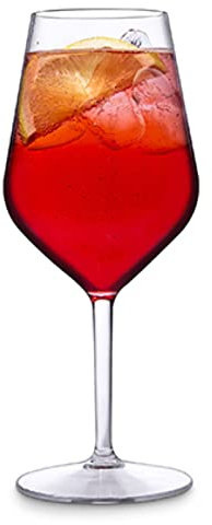 BARCRAFTERS Aperolglas Weinglas 2 Stück | Kunststoff Outdoor Cocktails bruchsicher Italia