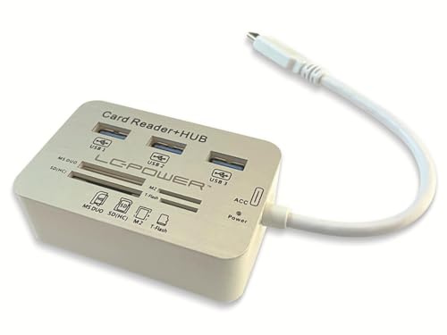 USB Hub LC-Power USB 3.0 3-Port Multi Extern Typ-C
