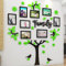 3D Wandtattoo Baum DIY Familie Wandaufkleber Fotorahmen Baum Wandsticker Wanddeko Deko Kinderzimmer Schlafzimmer Sofa Hintergrund Kunst Sticker