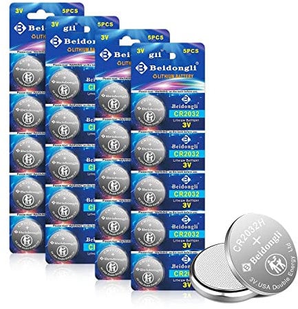 CR2032 3V Lithium Button Cells CR 2032 Batteries Pack of 20