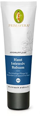 PRIMAVERA Aromapflege Haut Intensiv Balsam bio 50 ml - Pflegebalsam, Aromatherapie, ätherische Öle - für besonders strapazierte und belastete Haut