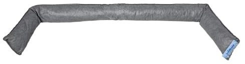 Mobiler Wasserschutzschlauch Hochwasserschutz 120 x 7,5 cm ✓ Schutz vor Überschwemmung und Abdichtung ✓ Zugluftstopper ✓ Stapelbar ✓ Krisenvorsorge ✓ wiederverwendbar (grau)