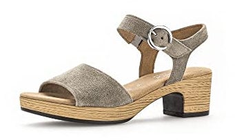 Gabor Damen Plateausandalen | Frauen Sandalen | Moderate Mehrweite (G) | Strandschuhe | Plateausandaletten | Dicke Sohle | salvia | 37 EU - 4 UK