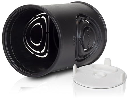 F-tronic UP Wandauslassdose UWAD, Ø38mm, t=45mm, mit Deckel, 25 Stück