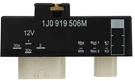 Unità di Controllo della Ventola, relè di Controllo della Ventola del Radiatore Unità di Controllo della Ventola Elettrica 1J0919506M Regolatore 12V Unità di Controllo della