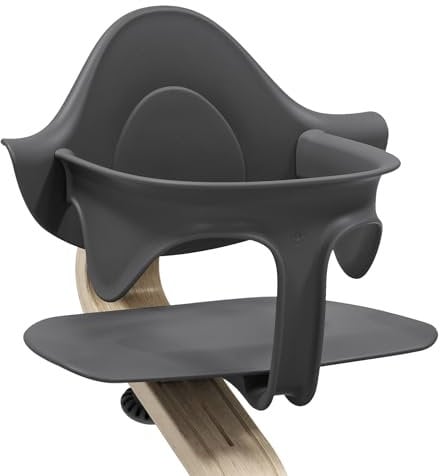 Baby Set Stokke Nomi, Anthracite - Proporciona apoyo lateral y un buen respaldo cuando el bebé aprende a sentarse - Compatible con todas las sillas Nomi