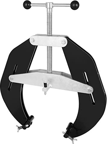 Pipe Clamp, 5 to 12 in, Steel Pipe Alignment Tool with Lightweight Design, High Strength Ultra Clamp with Quick Acting Screws