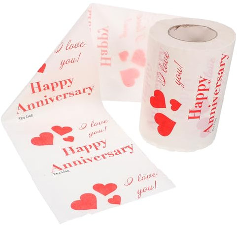 WOFASHPURET 1 Rolle Taschentücher zum Valentinstag Liebesherz-Toilettenpapier zum toilettenpapier bedruckt bedrucktes toilettenpapier Sanft schmücken Rollenpapier Papierserviette