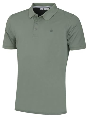 Calvin Klein Mens Campus Polo Shirt - Sage - XXXL