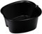 Foot Soaking Bath Basin – Large Size for Soaking Feet | Pedicure and Massager Tub for at Home Spa Treatment | Callus, Fungus, Dead Skin Remover (Black)