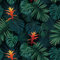 Yullpaper Papier Peint Jungle Verte Film Adhesif Pour Meuble Papier Peint Adhesif Mural Pour Salon Chambre Décoratif Papier Adhesif Pour Meuble Papier Peint fleuri Feuilles Vertes 44,5 x 260cm