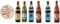 Fässla Bier Probierpaket mit 6 Flaschen zu je 0,5 Liter und Biergartendeckeln